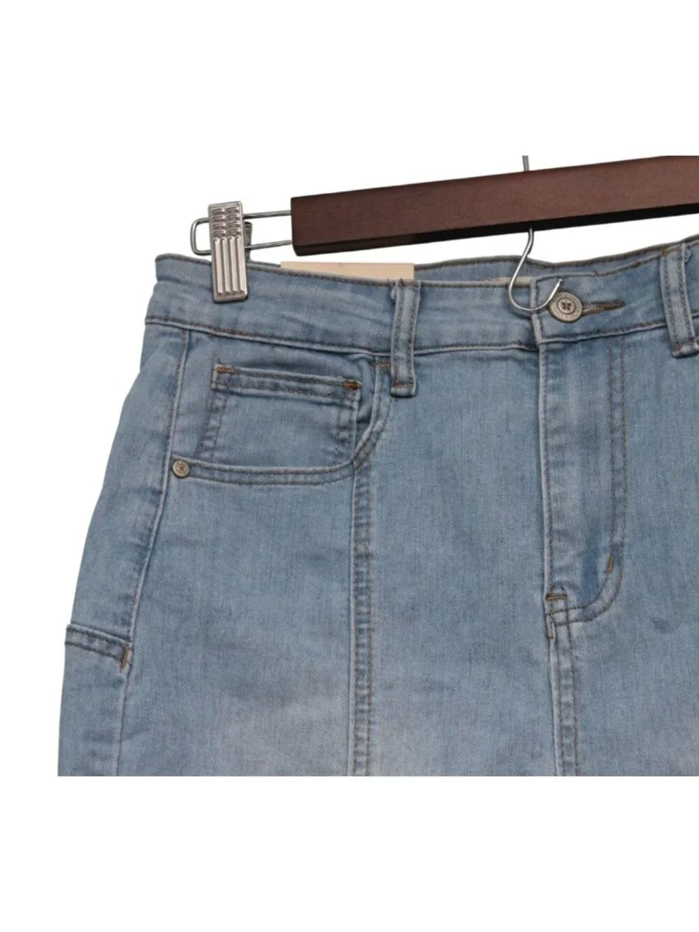 NWT Altar'd State Jeans Size 26 High Rise Flare Stretch Denim Star Festival Boho - Picture 6 of 13